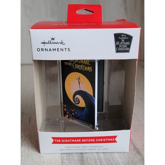 Hallmark Nightmare Before Christmas VHS ornament Xmas - Picture 1 of 6